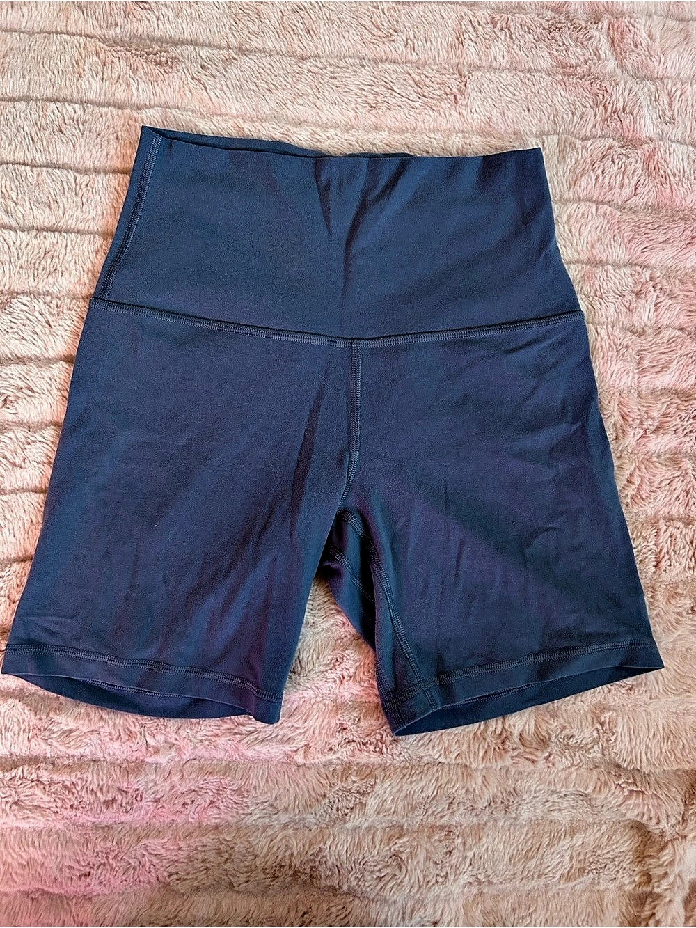lululemon Align High-Rise Short 6" Blue Bike Shorts